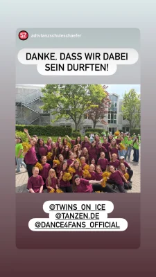Twins on Ice Instagram Storie vom 10.05.2026
