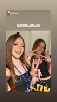 Twins on Ice Instagram Storie vom 28.05.2026