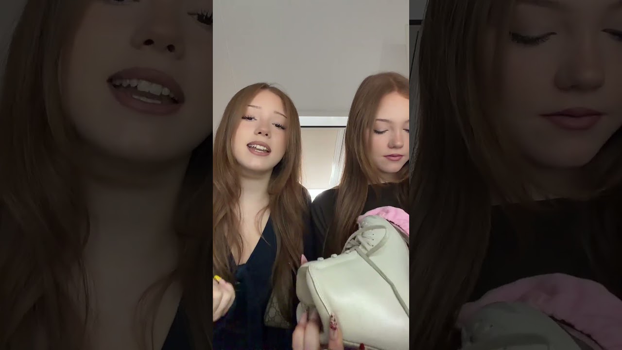 Wollt ihr ein YouTube Video dazu? #twins #vlog #grwm #viralshorts #realtalk #schlittschuhe