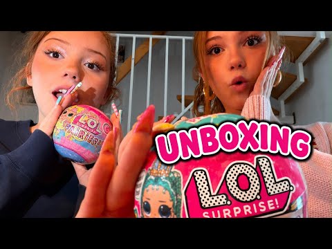 😱 wir öffnen LOL zusammen 💕 #unboxing #vlog #video #lol #spaß #twins #auspackvideo 