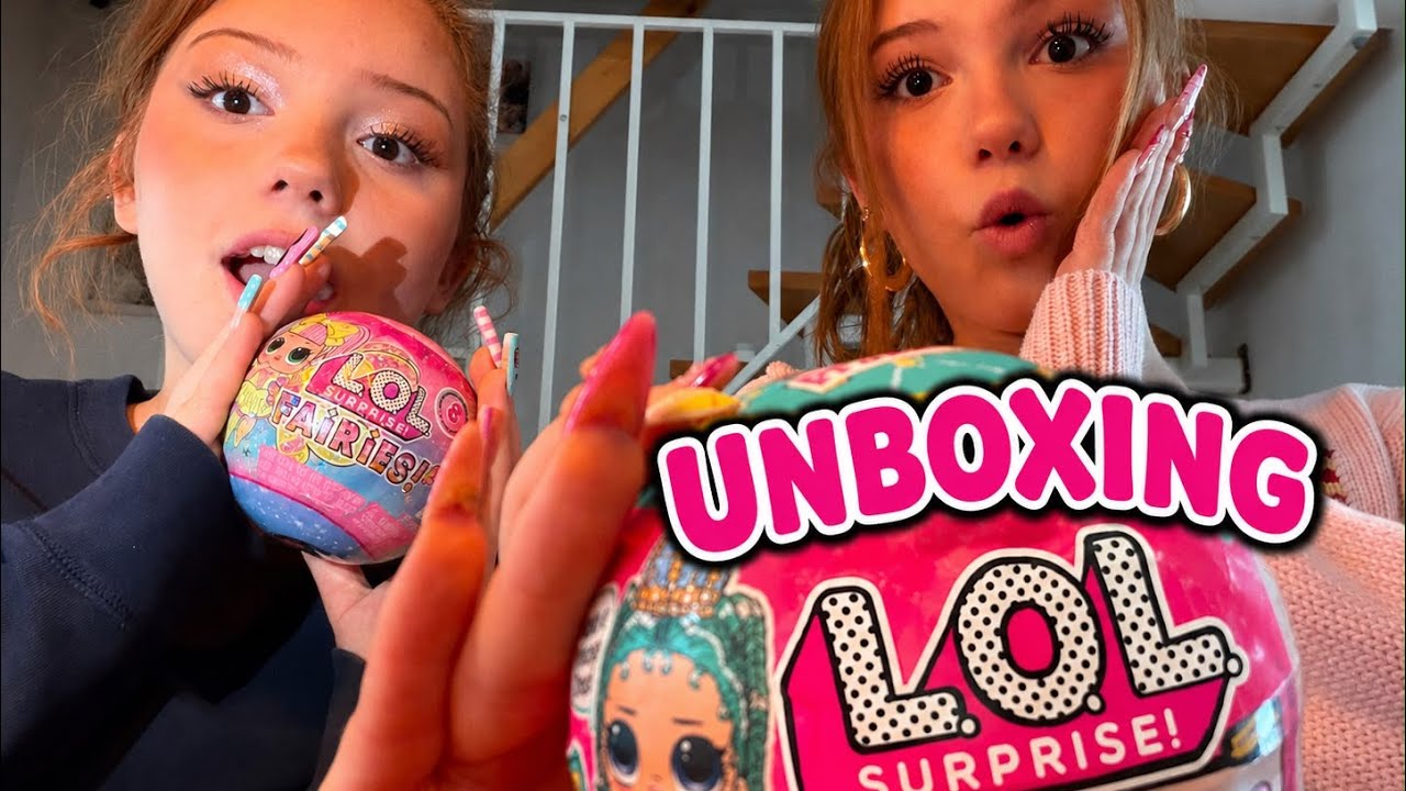 😱 wir öffnen LOL zusammen 💕 #unboxing #vlog #video #lol #spaß #twins #auspackvideo 