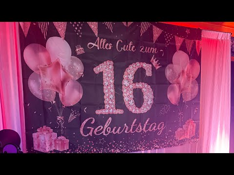 Sweet 16 💞 es war soo unerträglich heiß 🥵 #vlog #party #video #sweet16 