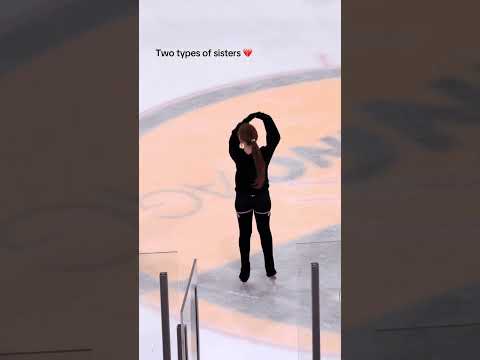 Letizia is not funny y’all 💔👀 #twins #shortvideo #fun #fypシ #sister #iceskating #sport #funny